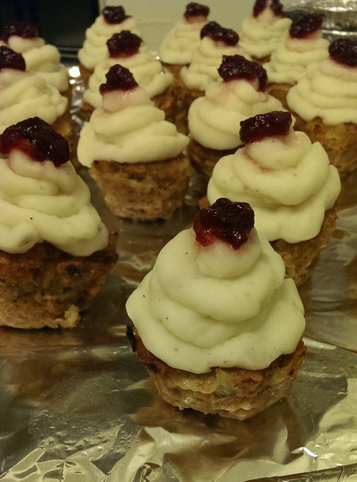 Turkey Meatloaf Cupcakes